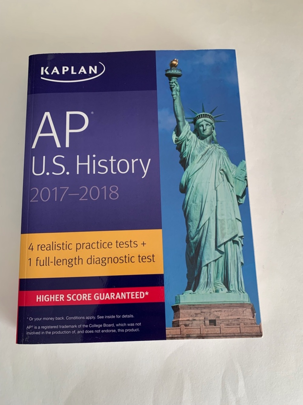Kaplan Prep Book AP U.S. History 2017-2018 Edition 9 Units 4 Practice Tests